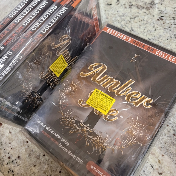 Esteban's Rock On Collection Guitar Lessons NEW 1-10 Amber Ice - Picture 2 of 8